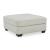Lowder Oversized Square Polyester Fabric Accent Ottoman