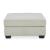 Lowder Oversized Square Polyester Fabric Accent Ottoman
