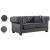 Bowery Velvet Loveseat