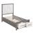 Rowan Wood Storage Platform Bed