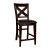 Crown Point Transitional Vinyl/Wood Counter Dining Chair