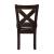 Crown Point Transitional Vinyl/Wood Dining Chair