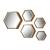 Hexagonal Mirrors (Set of 5)