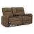 Edenwold Faux Leather DBL Rec Loveseat w/Console