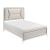 Audra Chenille/Wood Panel Bedroom Set with LED Lighting
