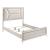 Audra Chenille/Wood California King Panel Bed with LED Lighting