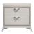 Audra Wood/Metal 2-Drawer Night Stand