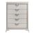 Audra Chenille/Wood Panel Bedroom Set with LED Lighting