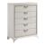Audra Chenille/Wood Panel Bedroom Set with LED Lighting