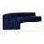 Curl 2-Piece Velvet Sectional
