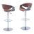 1396 Pneumatic Bentwood Saddle Seat Adjustable Stool