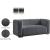 Ravish Velvet Loveseat