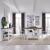Farmhouse Gathering Dining Set | Two-Tone Storage Table