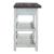 Farmhouse Trestle Dining Set | Two-Tone White & Brown Wood