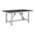 Farmhouse Rectangular Wood Extendable Trestle Table
