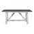 Farmhouse Extendable Trestle Dining Set | Two-Tone Wood