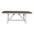 Farmhouse Rectangular Wood Fixed Top Trestle Table