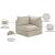 Jacob Velvet Modular Corner Chair