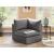 Jacob Velvet Modular Corner Chair