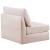 Jacob Velvet Modular Armless Chair