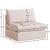 Jacob Velvet Modular Armless Chair