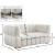 Gwen Velvet Loveseat