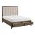 Cambridge Chenille/Wood California King Storage Platform Bed