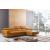 S98 Top Grain Leather Match Sectional Sofa, Right Arm Chaise Facing