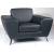 Julie Top Grain Leather Match Chair