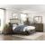 Cambridge Chenille/Wood Eastern King Storage Platform Bed