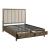 Cambridge Chenille/Wood California King Storage Platform Bed