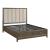 Cambridge Chenille/Wood California King Storage Platform Bed
