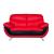 Jonus Top Grain Leather Match Loveseat