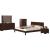 Alpha Wood Veneer Bedroom Set