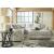 Regent Park 6-Piece Polyester L-Shaped Sectional Sofa