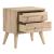 Marrin Melamine/Wood 2-Drawer Night Stand