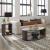 City View Storage Cocktail Set | Modern Oval Coffee Table