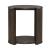 City View Round Wood Storage End Table