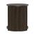 City View Round Wood Storage End Table