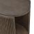 City View Oval Wood Storage Chairside Table