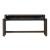 City View Oval Wood Console Bar Table w/Charging Station