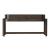 City View Oval Wood Console Bar Table w/Charging Station