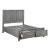 Garretson Wood/Wood Veneer Eastern King Storage Platform Bed