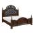 Adelina Faux Leather/Wood/Wood Veneer California King Panel Bed