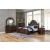 Adelina Faux Leather/Wood/Wood Veneer California King Panel Bed
