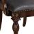 Adelina Faux Leather/Wood Arm Chair