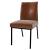 Romy Fabric/Metal Customizable Dining Chair