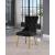 Carmen Velvet Dining Chair with Metal Legs