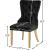 Carmen Velvet Dining Chair with Gold Metal Legs