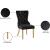Carmen Velvet Dining Chair with Metal Legs